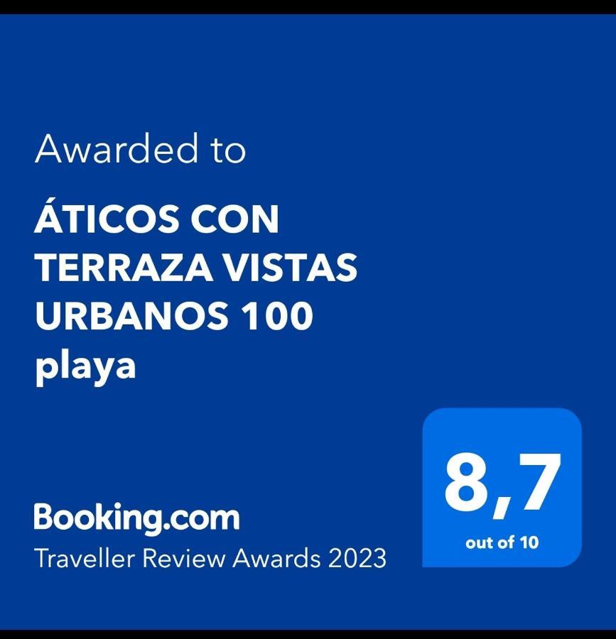 Aticos Con Terraza Vistas Urbanos 100 Playa Apartment Sanxenxo Bagian luar foto