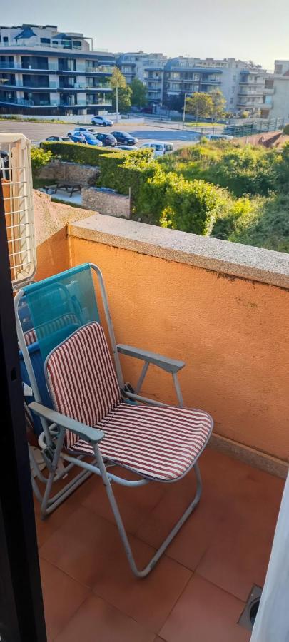 Aticos Con Terraza Vistas Urbanos 100 Playa Apartment Sanxenxo Bagian luar foto